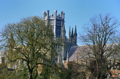 View of cathedral against sky in city