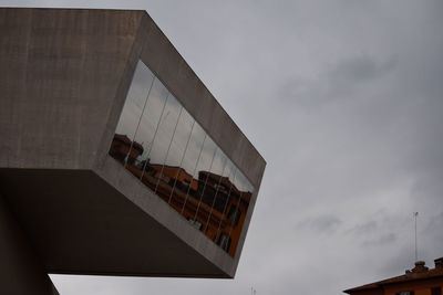 Low angle view of built structure against sky