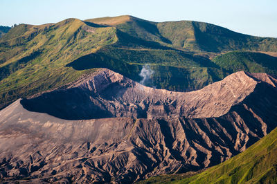 Scenic view of mountain range