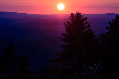 Scenic view of sunset