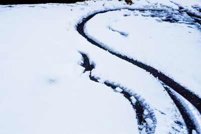 Snow covered landscape