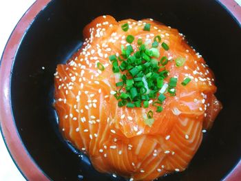 Close-up of served food