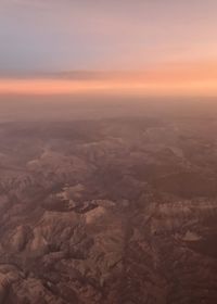 Aerial view of landscape against sky