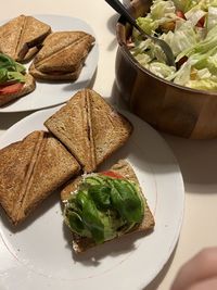 Close-up of food on table