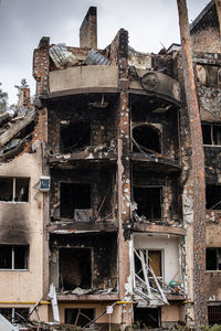 Low angle view of old building