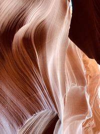Low angle view of rock formation