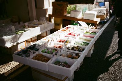 Local food market in tokyo 