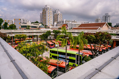Buildings in city