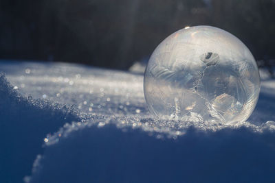 Close-up of glass