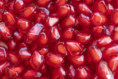 Full frame shot of red berries