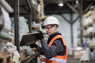 Man working in factory