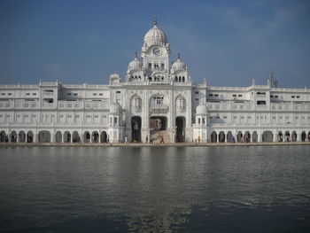 View of building in city against sky