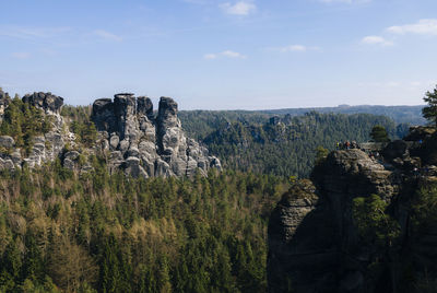 Nature scenery with cliff