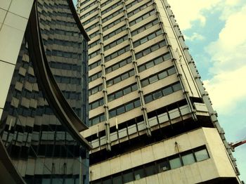 Low angle view of modern building