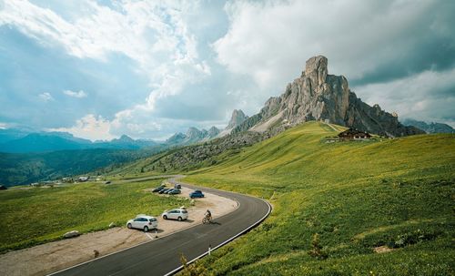 Panoramic view of landscape against sky