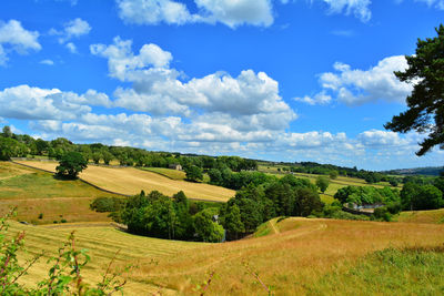 Scenic view of landscape against sky