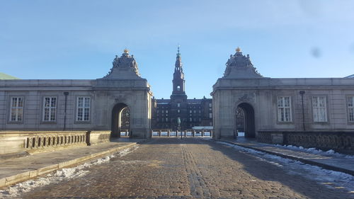View of historical building against sky