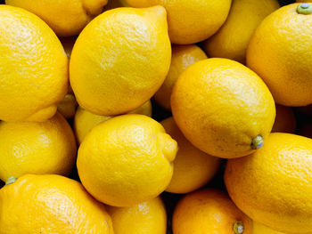 Full frame shot of lemons