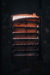 Close-up of old metal wall