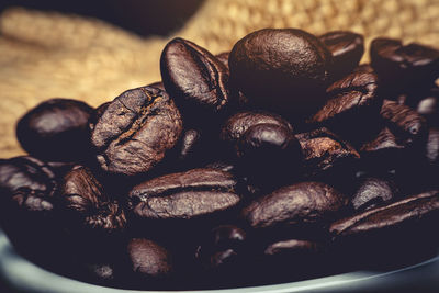 Close-up of coffee beans