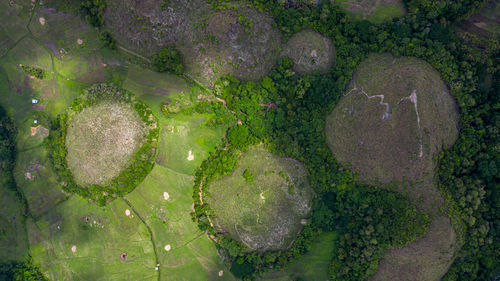 Aerial view of landscape