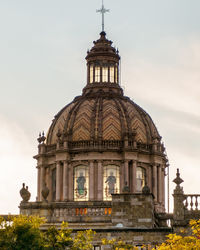 View of cathedral against sky in mexico