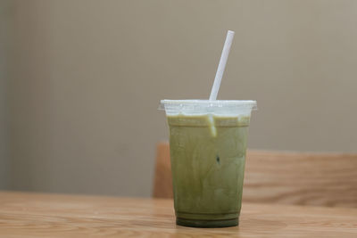 Close-up of drink on table