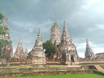 Temple against sky