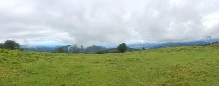 Panoramic view of landscape against sky