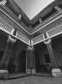 Low angle view of historical building