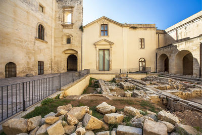 View of old building against sky