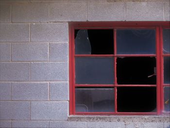 Close-up of window