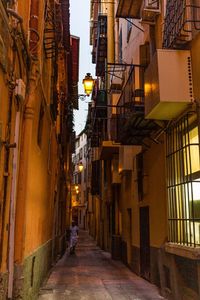 Street amidst buildings in city