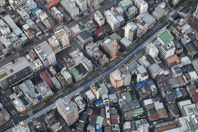 Aerial view of city