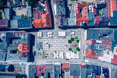 Full frame shot of buildings in city