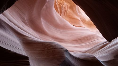 Full frame of rock formations at grand canyon