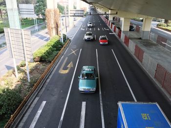 Traffic on road