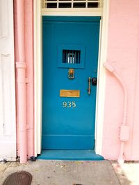 Blue door