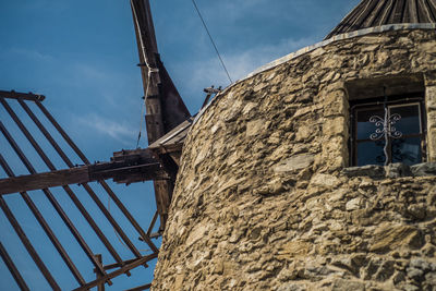 Low angle view of building against sky