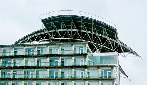 Low angle view of building against sky