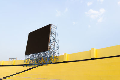 Low angle view of building against sky