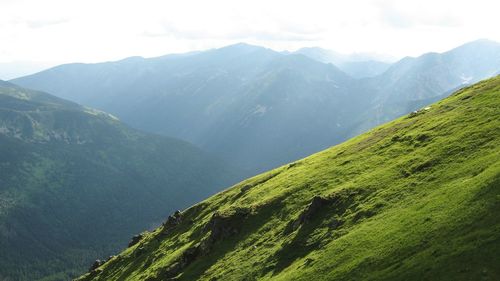 Scenic view of mountains