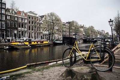 Boats in canal