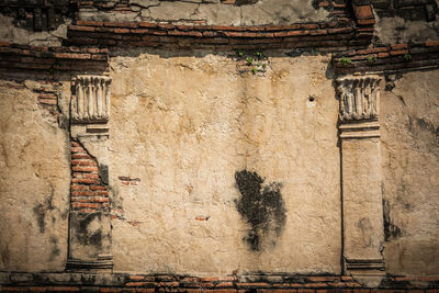 Low angle view of old building