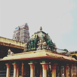 Low angle view of temple