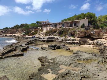 Scenic view of river against sky