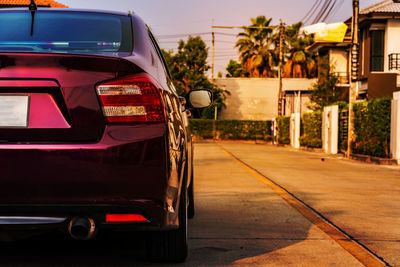 Car on street