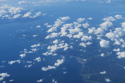 Low angle view of clouds in sky