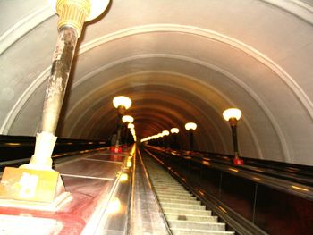 Railroad station platform