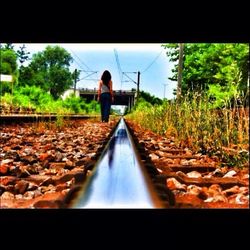 Railroad track